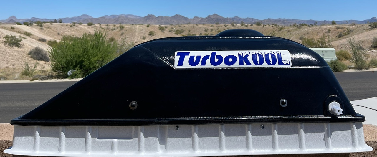 TurboKool 2B-0002 Black 12 Volt Evaporative Swamp Air Cooler
