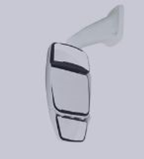 714925 Velvac Rv Motorhome White Driver Inverted Mirror