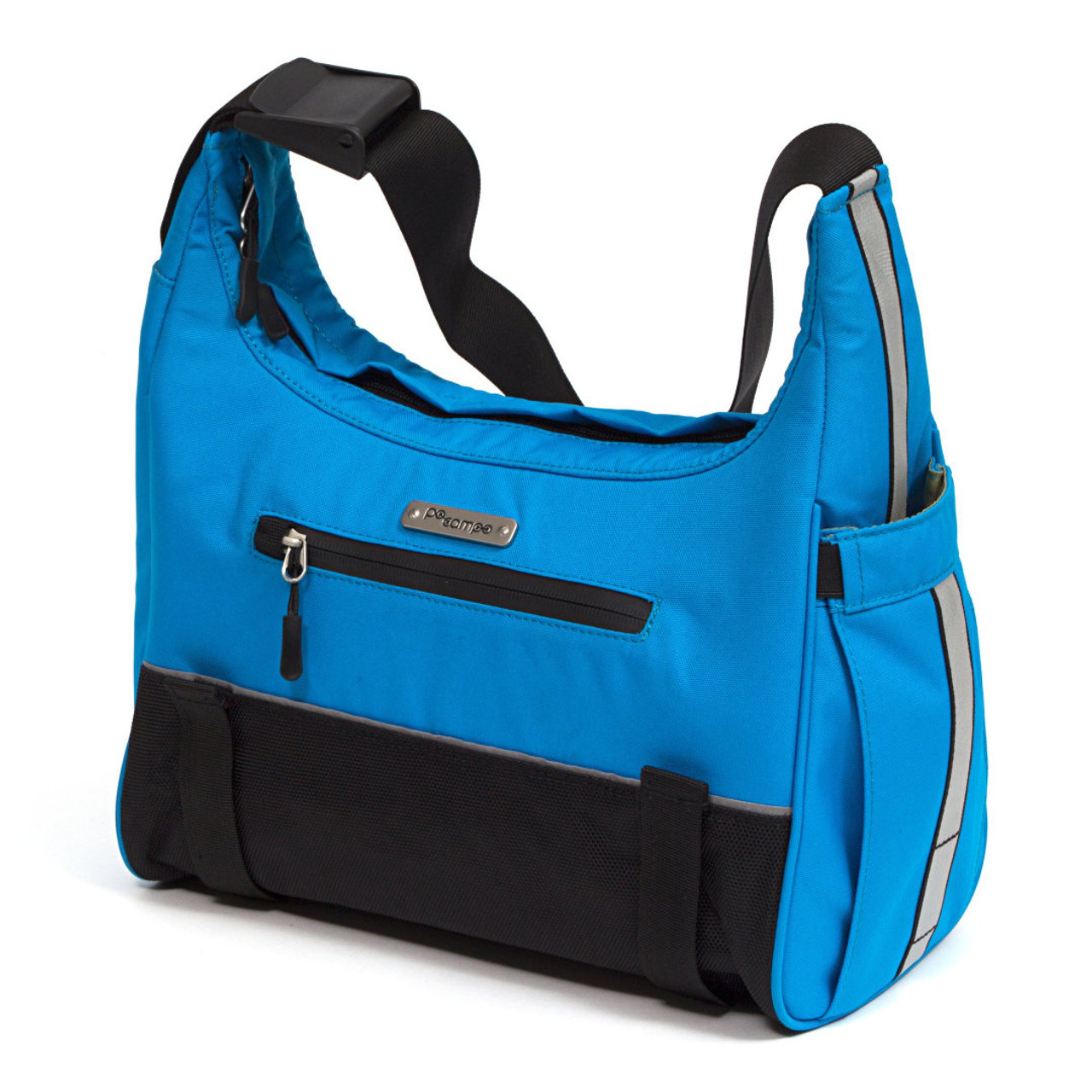 How do you style your bright blue bags?
