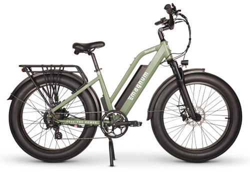 Magnum Nomad 17.5Ah Fat Tire Electric Bike - Forest Green