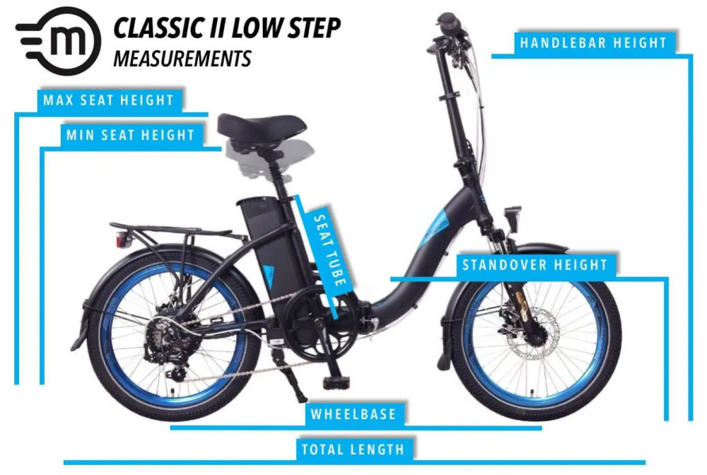 Magnum Classic II Low Step Folding Electric Bike