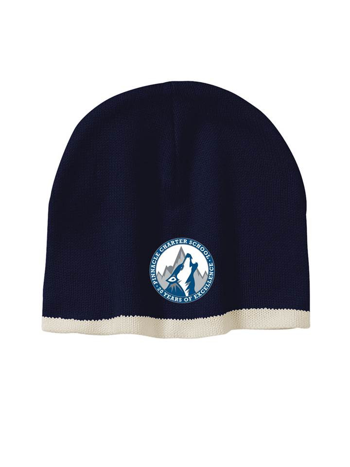 Navy Beanie - Fleece Lined Cap w 