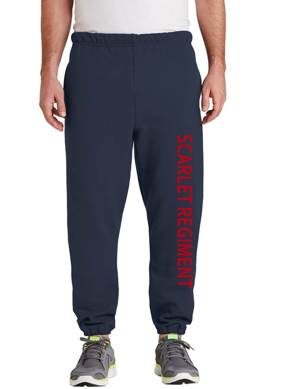 Sweatpants w/Scarlet Regiment down leg