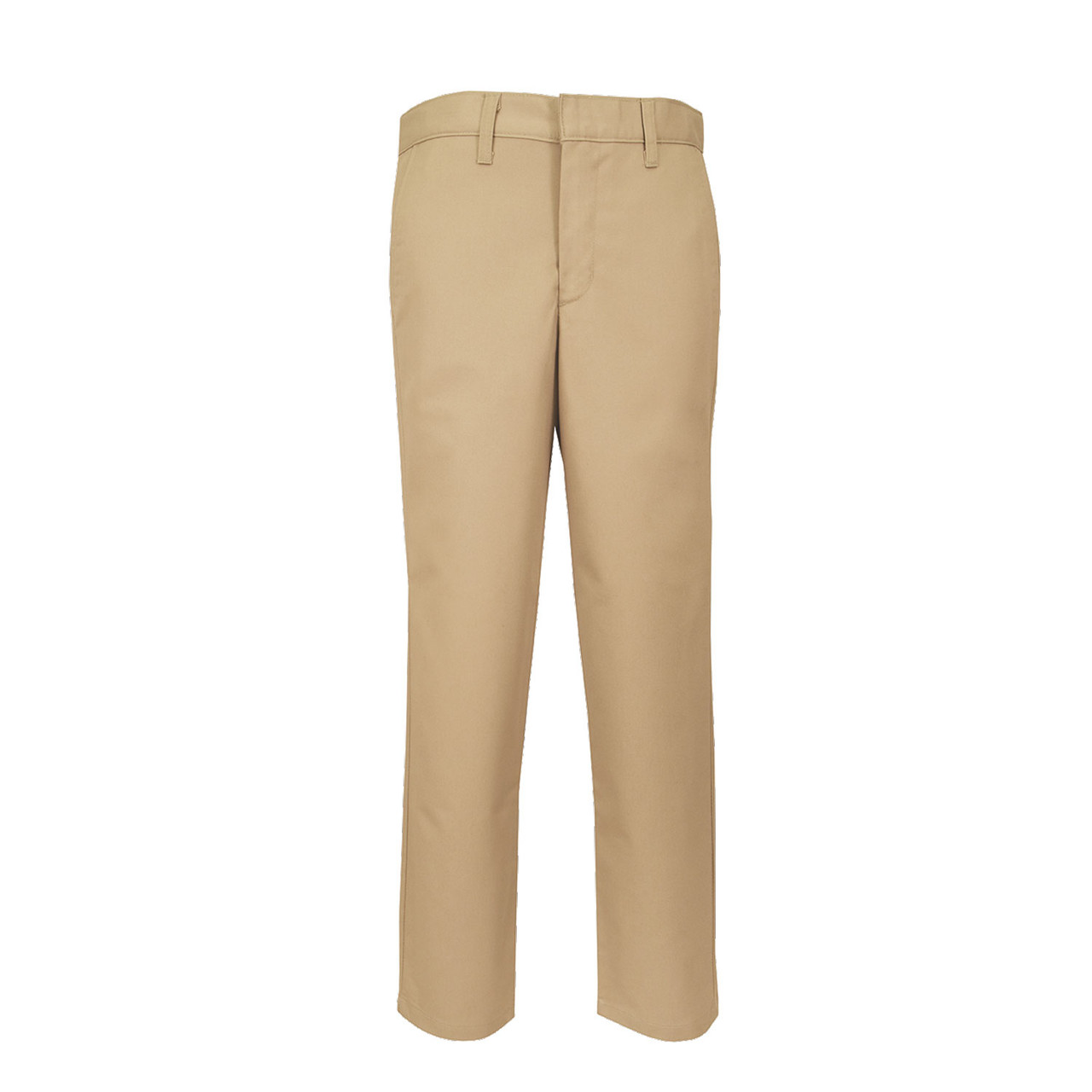 Flat Front Twill Pants for Men