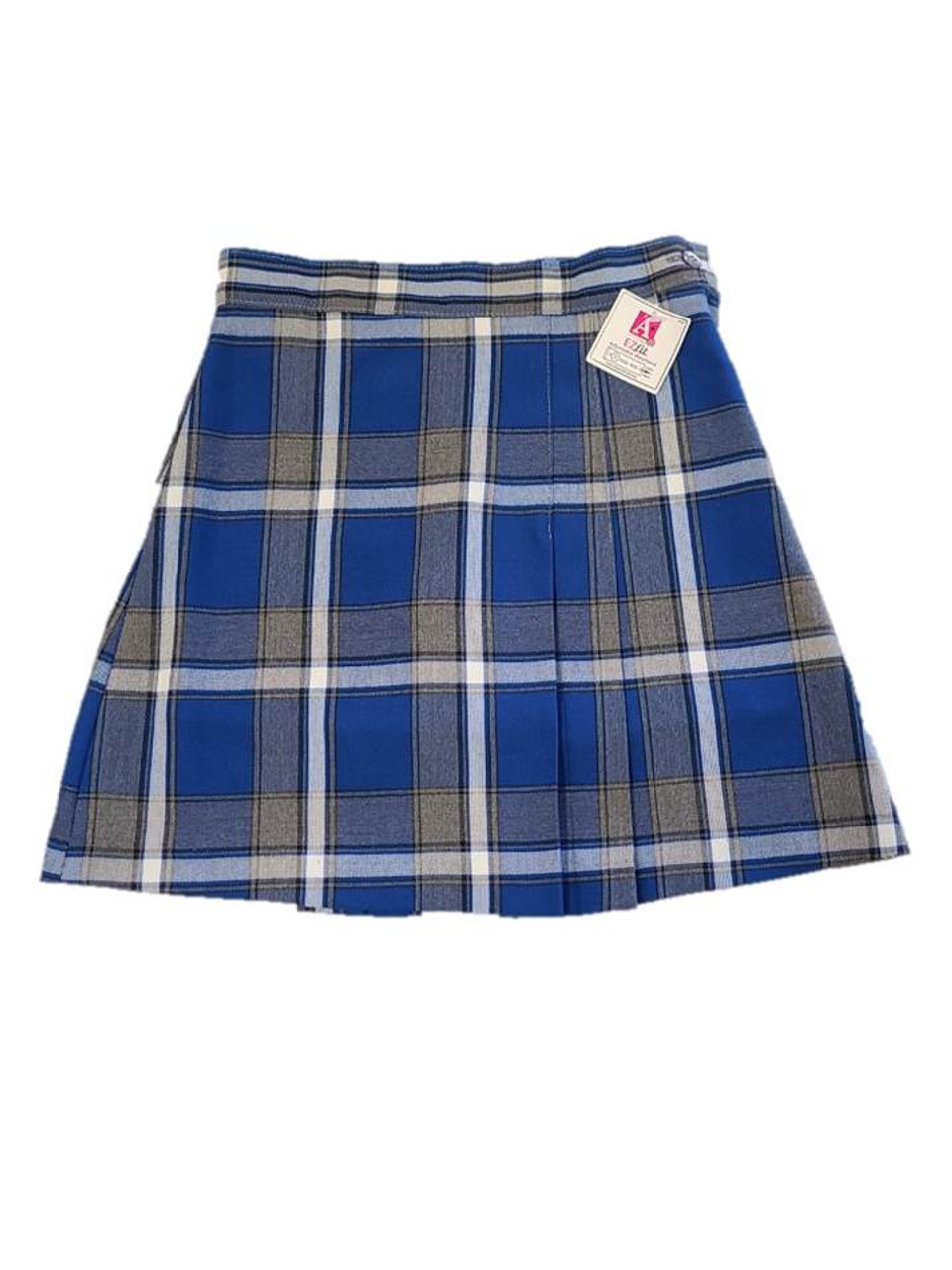 73P Plaid Girls Skort - 2 Pleat Front & Back - Educational Outfitters ...