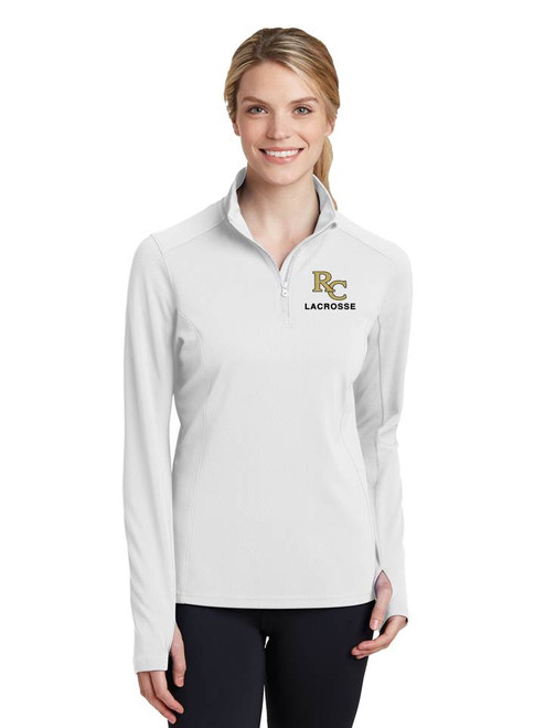 Sport-Tek Ladies 1/4 Zip Pullover w/Embroidered RC Lacrosse