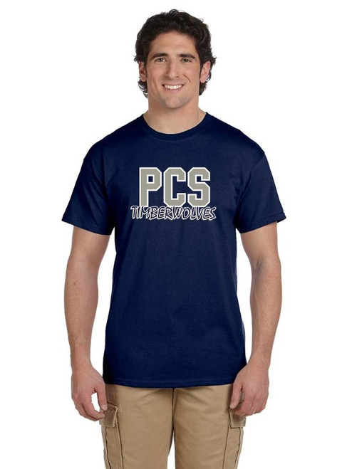 Navy Gildan - Ultra Cotton T-Shirt w/Pinnacle Logo