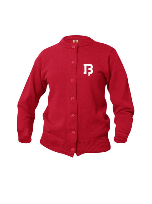 Girls Crewneck Cardigan - BFA