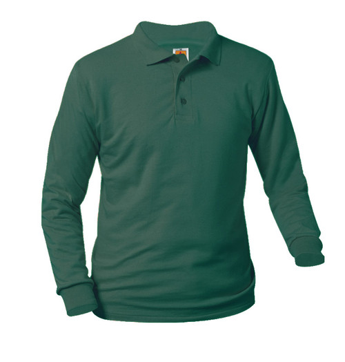 Jersey Long Sleeve Polo Shirt - Littleton Prep