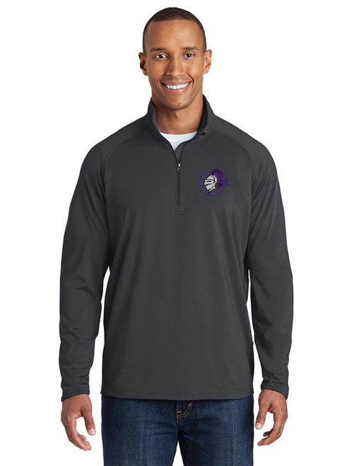 Embroidered Men's 1/4 Zip Smooth Pullover - North Arvada