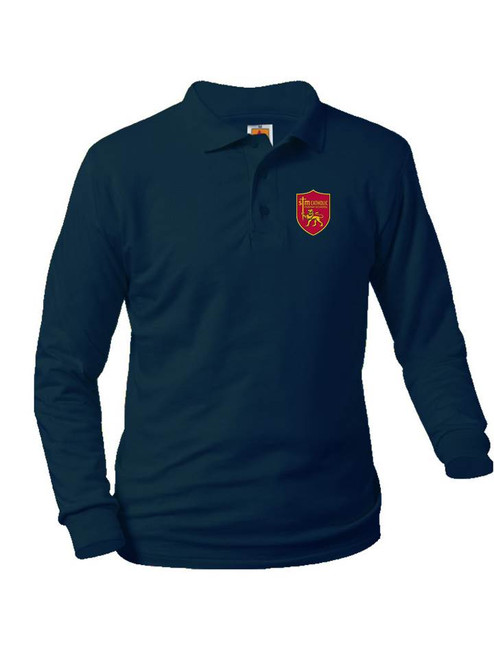 Jersey Long Sleeve Polo Shirt - St. Thomas More