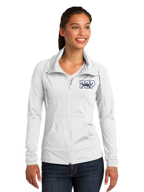 Women's Outerwear Sport-Wick Stretch Full Zip Jacket - w/Peak to Peak  Embroidery
