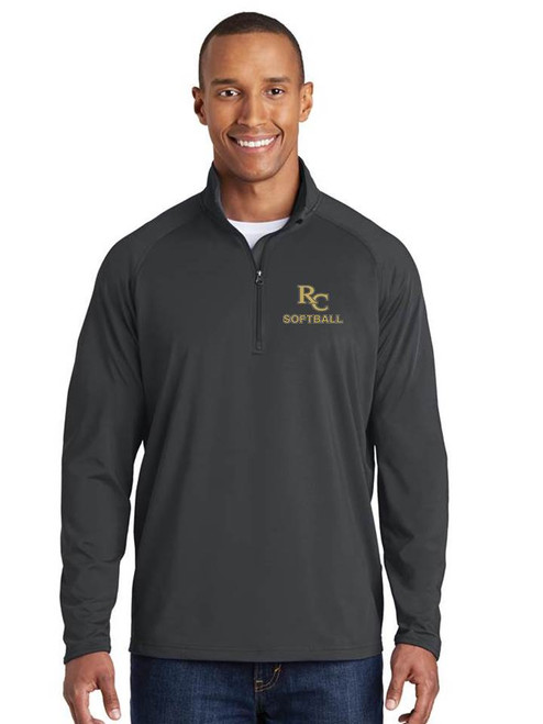 Men's 1/4 Zip Smooth Pullover - RC Softball