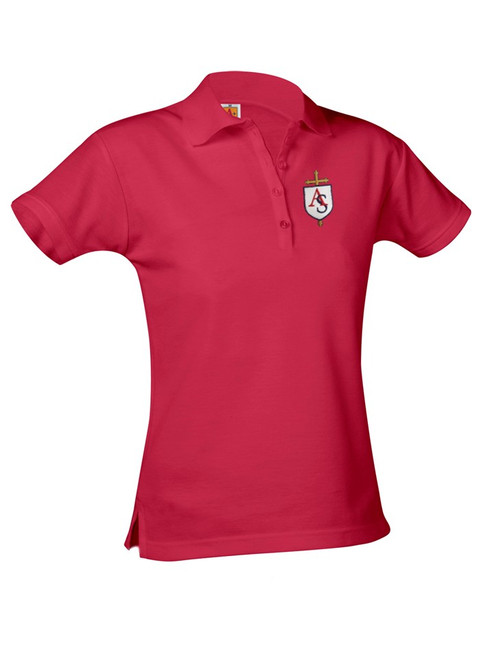 Girls Short Sleeve Jersey Polo - All Souls
