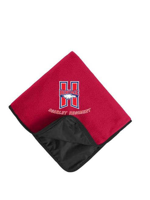 Stadium Blanket - Red with Embroidery - Heritage Band