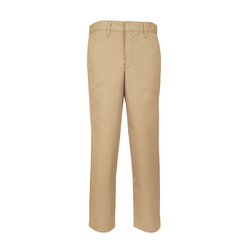 Male Twill Flat Front Pants -Khaki or Navy