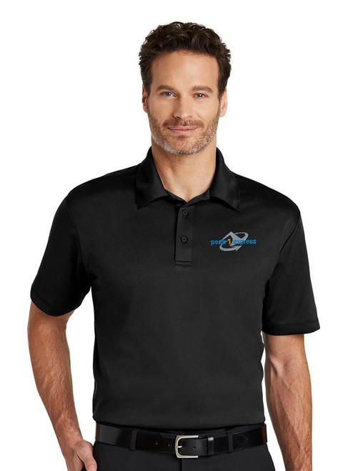 Black Silk Touch Performance Polo - P1E