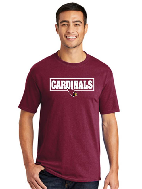 Adult + Youth Short Sleeve 50/50 Blend T-Shirt - Cardinals