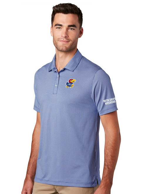 Gingham Men's Polo - Beta Dad's weekend