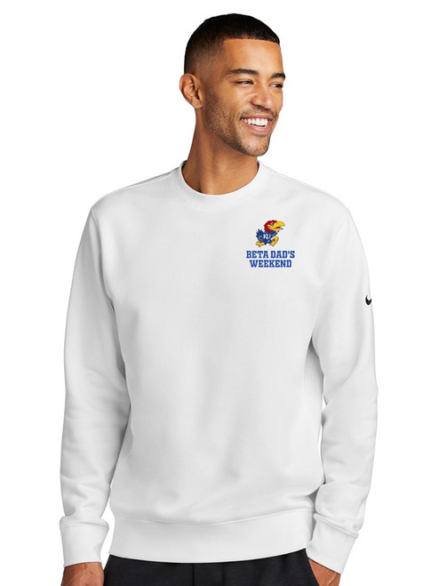 Nike Club Fleece Sleeve Swoosh Crew - Dad's weekend