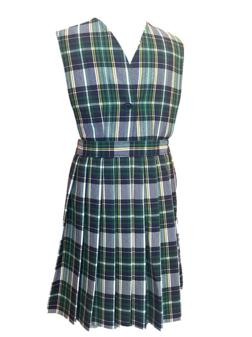 PK-5th Grade Jumper -Button Top Knife Pleat Plaid 1B