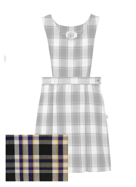 Plaid 2M - Girls Jumper - 10 pleat skirt with pinafore top