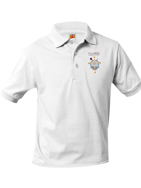 Jersey Short Sleeve Polo Shirt  - St. Gabriel