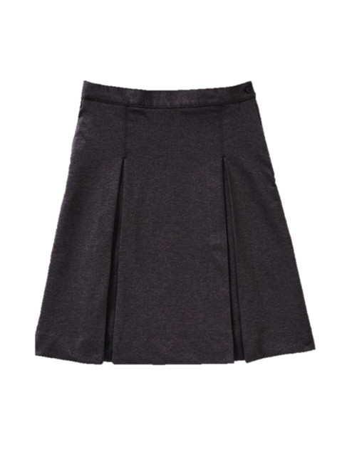 Girls Skirt 2 Kick Pleats- Dark Grey Heather