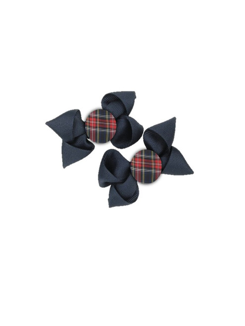Plaid 56 - Pigtail Bows