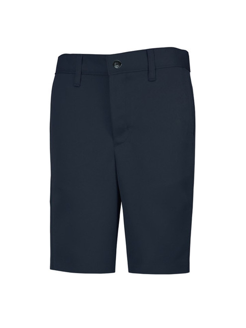 K-8th Male Performance Flat Front Shorts - Navy