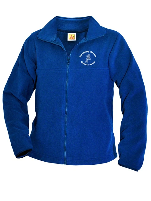 Full Zip-Front Fleece Jacket - Our Lady of the Lake