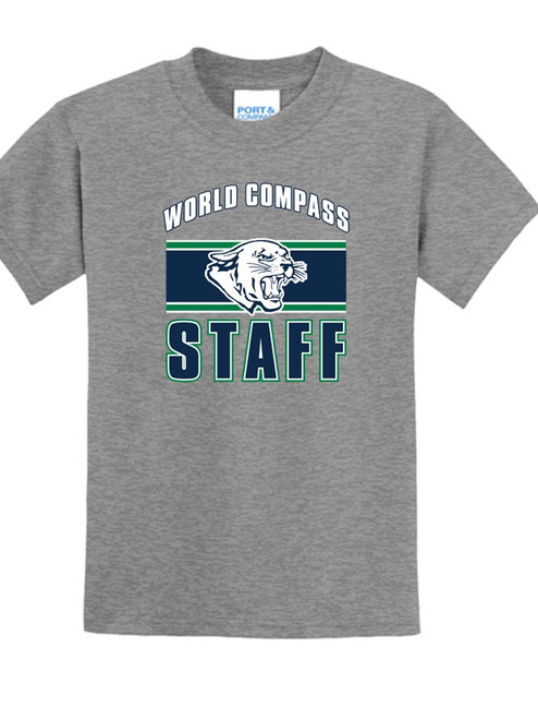 Staff Core Blend T-Shirt - World Compass