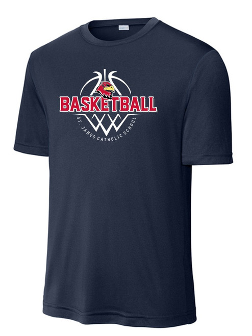Sport-Tek Performance Tee - St James Basketball