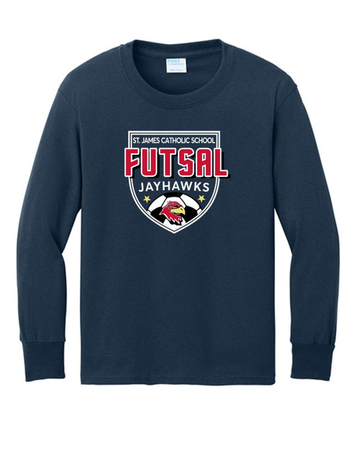 Long Sleeve Cotton Core Tee - St James Futsal