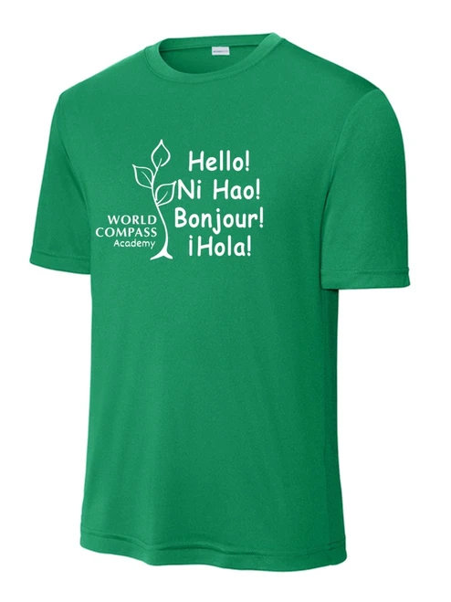 Sport-Tek Competitor Tee - World compass - Hello