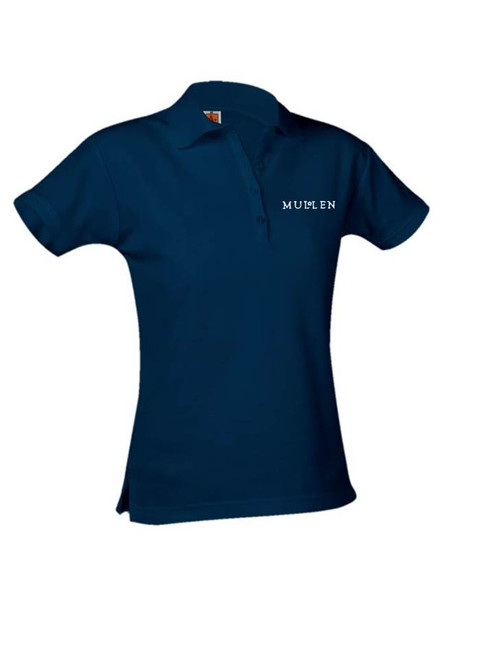 Girls Short Sleeve Jersey Polo - MULLEN