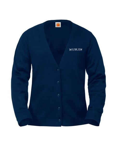 Female V-Neck Cardigan - MULLEN