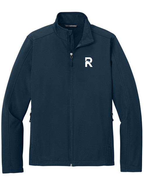 Men's Navy Port Authority Soft Shell Jacket - Renaissance Embroidery
