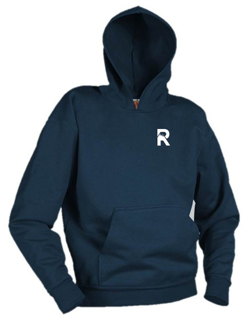 Hooded Navy Pullover Sweatshirt - Renaissance