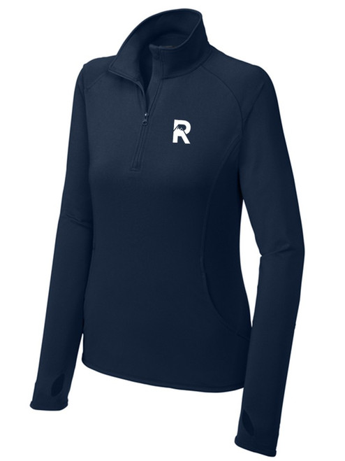 Ladies Long Sleeve Smooth 1/4 Zip - Renaissance