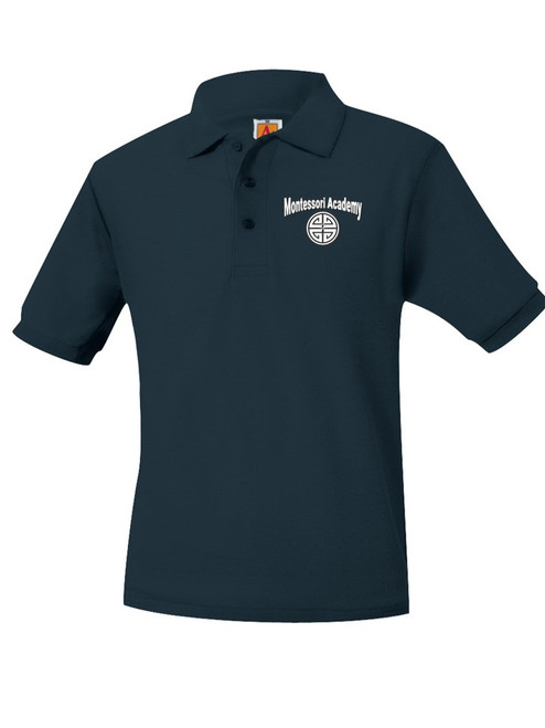 Pique Short Sleeve Polo Shirt - Montessori Academy AZ