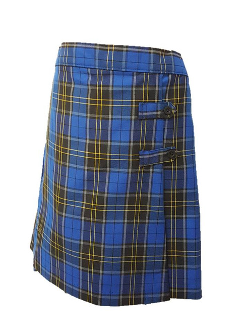 Plaid 92 - Girls Skort - 2 Button Tabs 