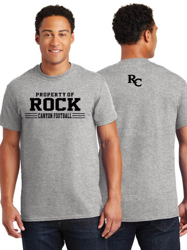 Camp Sport Gray Short Sleeve Cotton T-Shirt - Rock Canyon