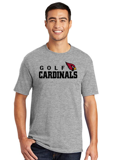 Adult + Youth Short Sleeve 50/50 Blend T-Shirt - Cardinals Golf