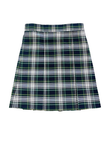 Plaid 61 - Girls Skirt - Center Box Pleat - Educational