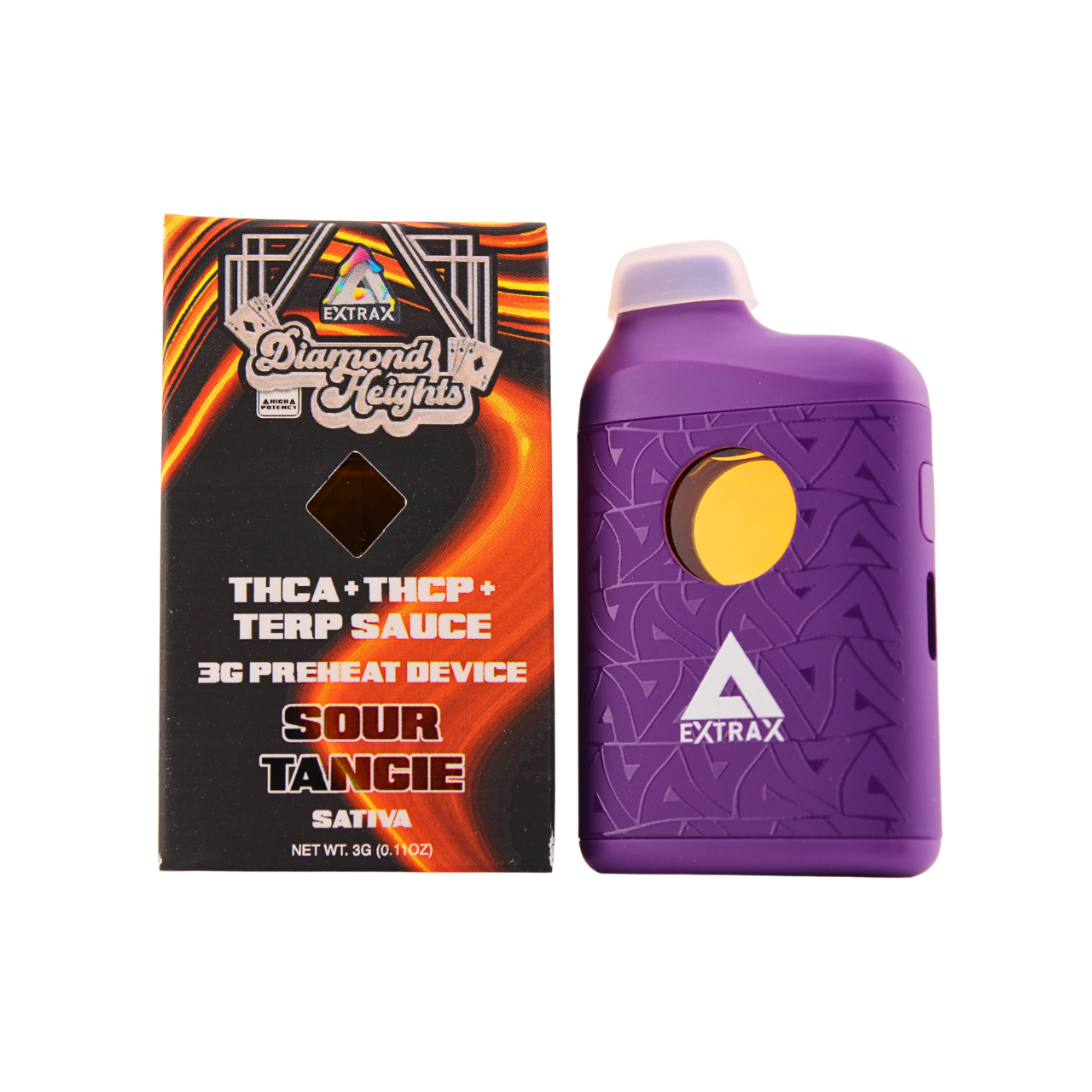 Extrax Diamond Heights THCa + THCp 3g Disposable Vape