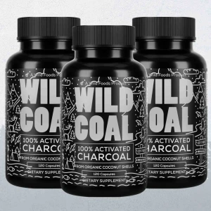 Wild Activated Charcoal Capsules 120ct