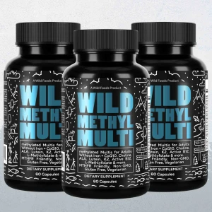 Wild Methylated Multivitamin Capsules 60ct