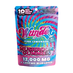 Wunder Ultra High Potency 12,000mg Entheogenic + Blue Lotus 1,000mg | Pink Lemonade 10pk