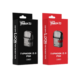 Thumbnail Group Shot of Loon Typhoon 2.0 Refillable Pods – 3 Pack Replacement Vape Pods